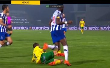 Golo anulado ao P. Ferreira no jogo com o FC Porto