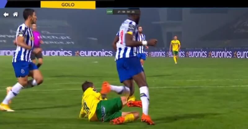 Golo anulado ao P. Ferreira no jogo com o FC Porto