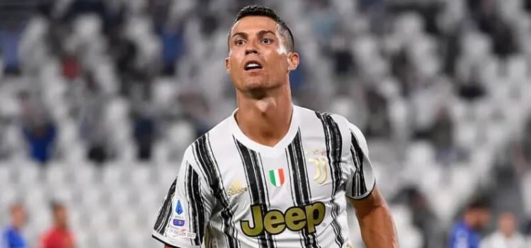 Cristiano Ronaldo no AS Roma-Juventus