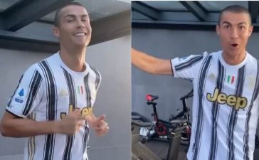 Cristiano Ronaldo deixa vídeo de apoio à Juventus antes do jogo com o Barcelona