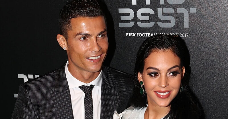 Cristiano Ronaldo e Georgina Rodríguez na gala do prémio The Best