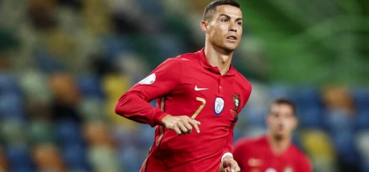 Cristiano Ronaldo no embate entre Portugal e Espanha, a contar para a Liga das Nações