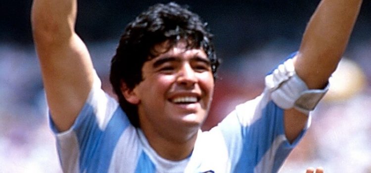 Diego Maradona ao serviço da seleção argentina