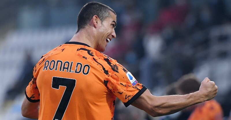 Cristiano Ronaldo na goleada da Juventus à Spezia