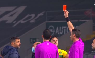 Sérgio Conceição recebe ordem de expulsão após o P. Ferreira-FC Porto