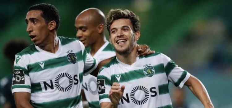 Pedro Gonçalves, Tiago Tomás e João Mário na goleada do Sporting ao Tondela