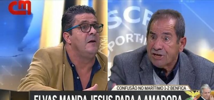 Discussão entre Fernando Mendes e Octávio Machado em direto na CMTV