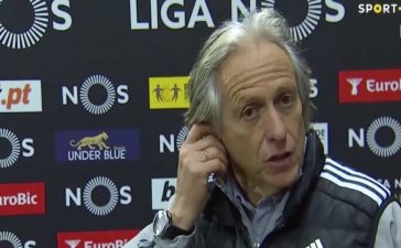 Jorge Jesus em flash interview após o Marítimo-Benfica