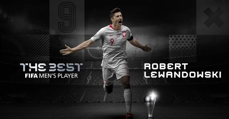 Robert Lewandowski eleito o melhor jogador do mundo para a FIFA