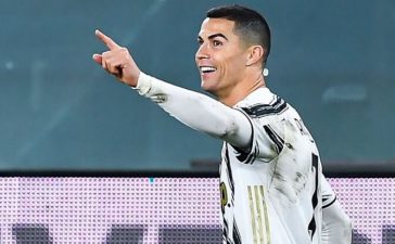 Cristiano Ronaldo festeja golo pela Juventus