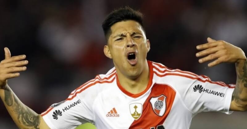 Enzo Pérez médio do River Plate associado ao regresso ao Benfica