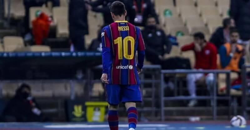 Lionel Messi expulso na Supertaça de Espanha