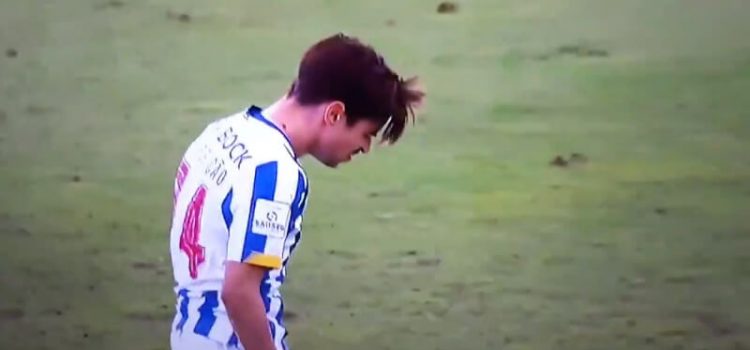 Frutração de Rodrigo Conceição após o FC Porto B-Cova da Piedade