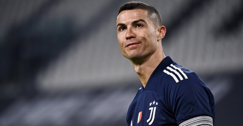 Cristiano Ronaldo em ação no Juventus-Sassuolo