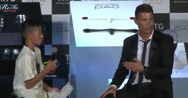 Cristiano Ronaldo defende menino japonês que tentou falar português
