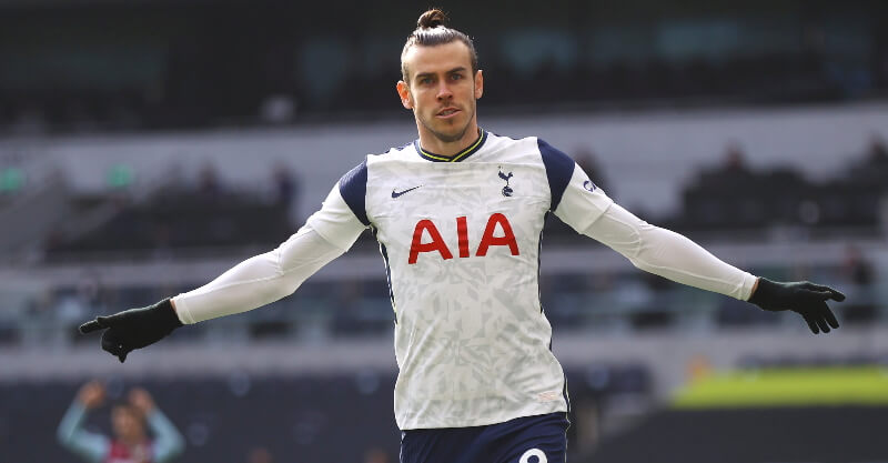 Gareth Bale bisa na vitória do Tottenham de Mourinho sobre o Bunley