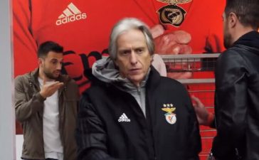 Jorge Jesus no regresso ao Benfica após a Covid-19