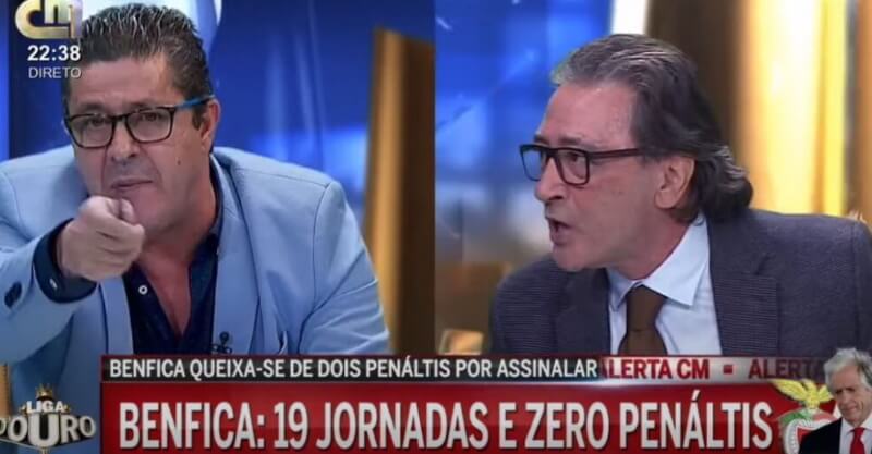 Rodolfo Reis e Fernando Mendes em forte discussão na CMTV