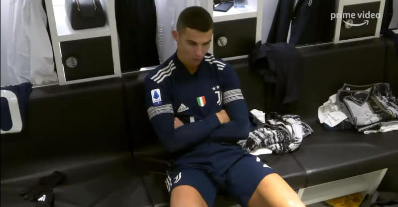 Cristiano Ronaldo no trailer do documentário "All or Nothing: Juventus"