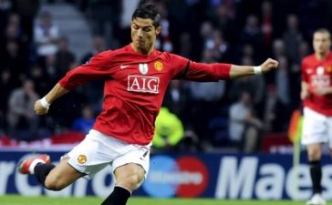 Cristiano Ronaldo marca golaço do FC Porto pelo Manchester United