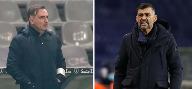 Sérgio COnceição, treinador do FC Porto, Carlos Carvalhal, treinador do SC Braga