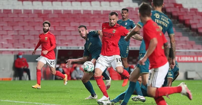 Seferovic na vitória do Benfica sobre o SC Braga
