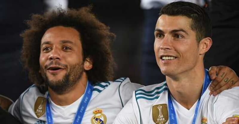 Cristiano Ronaldo e Marcelo nos tempos de Real Madrid