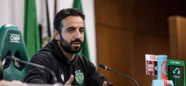 Rúben Amorim, treinador do Sporting em conferência de imprensa de antevisão