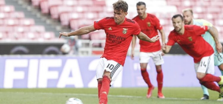 Penalty de Lucca Waldschmidt no Benfica-Marítimo