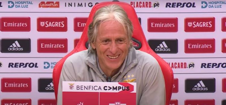 Jorge Jesus protagoniza momento insólito na antevisão ao P. Ferreira-Benfica