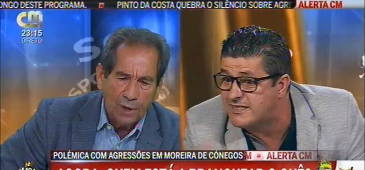 Discussão entre Octávio Machado e Fernando Mendes na CMTV
