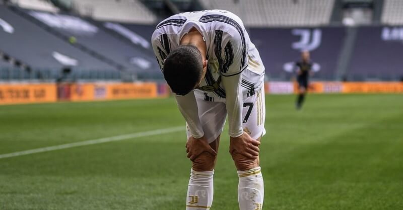 Cristiano Ronaldo desalentado