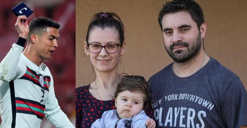 Família beneficiada com momento de fúria de Cristiano Ronaldo no Sérvia-Portugal