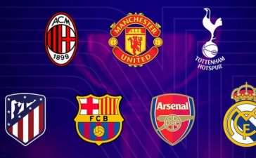 Clubes que vão à Superliga Europeia