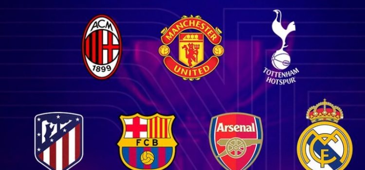 Clubes que vão à Superliga Europeia