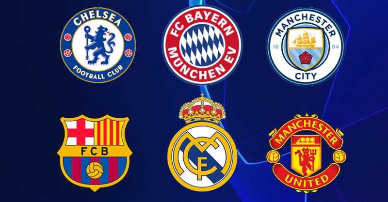 Superliga europeia clubes