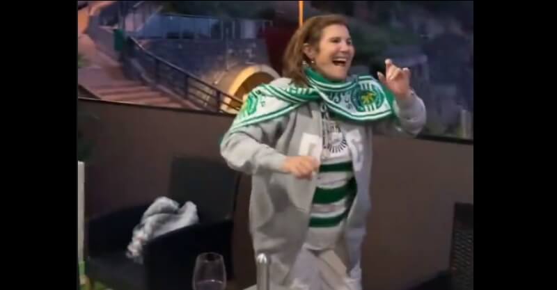Dolores Aveiro celebra conquista do título do Sporting