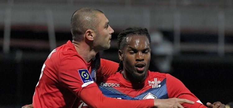 Renato Sanches e Burak Ylmaz na vitória do Lille sobre o Angers