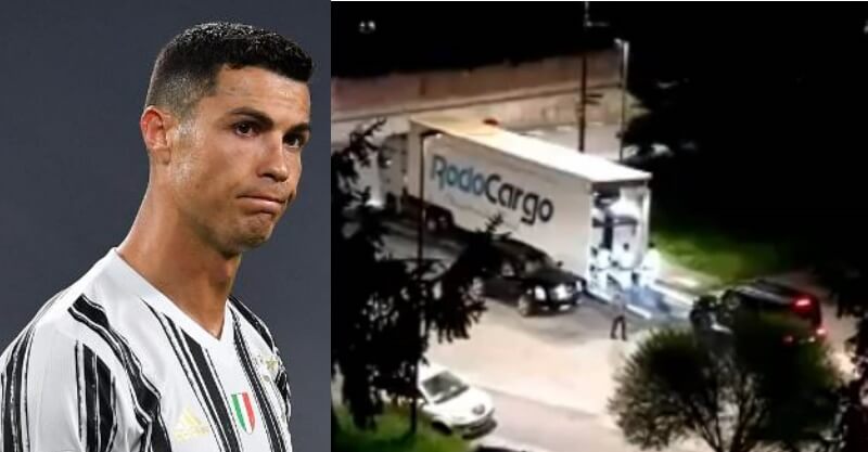 Remoção dos carros de Cristiano Ronaldo de Turim