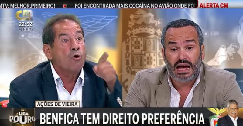 Octávio Machado e Rodrigo Roquette discutem na CMTV