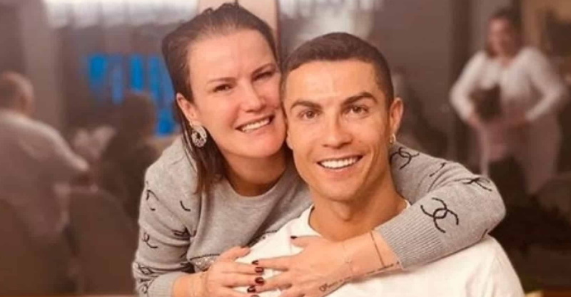 Cristiano Ronaldo com a sua irmã Elma Aveiro