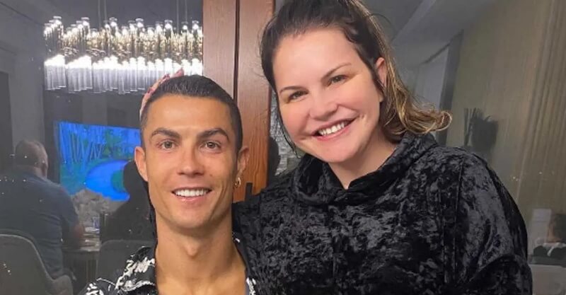 Cristiano Ronaldo e a sua irmã Kátia Aveiro