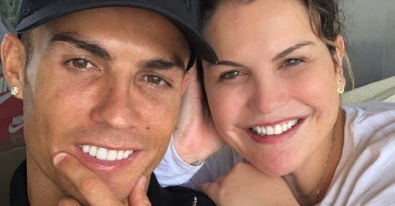 Selfie de Cristiano Ronaldo com a irmã Kátia Aveiro