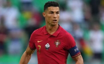 Cristiano Ronaldo no Portugal-Alemanha do Euro 2020