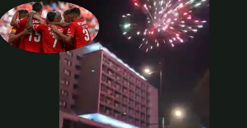 Hotel do Benfica antes do jogo com o PSV Eindhoven