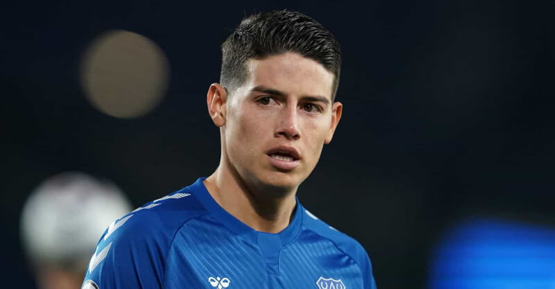 James Rodríguez, ex-FC Porto que joga no Everton