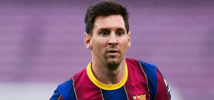 Lionel Messi ao serviço do Barcelona