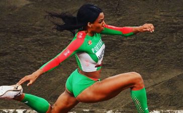 Patrícia Mamona, atleta portuguesa do triplo salto