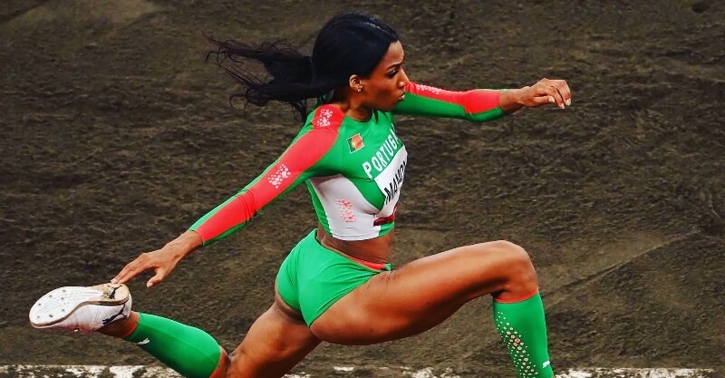 Patrícia Mamona, atleta portuguesa do triplo salto