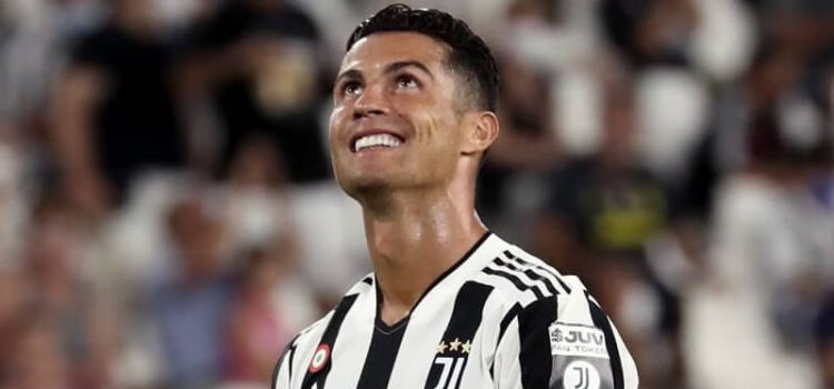 Cristiano Ronaldo ao falhar uma oportunidade de golo na Juventus